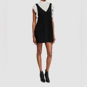 Cinq a Sept Rei Mini Dress - Mod RETRO Jumper Size 0, Ruffle Frill NEW WITH TAGS